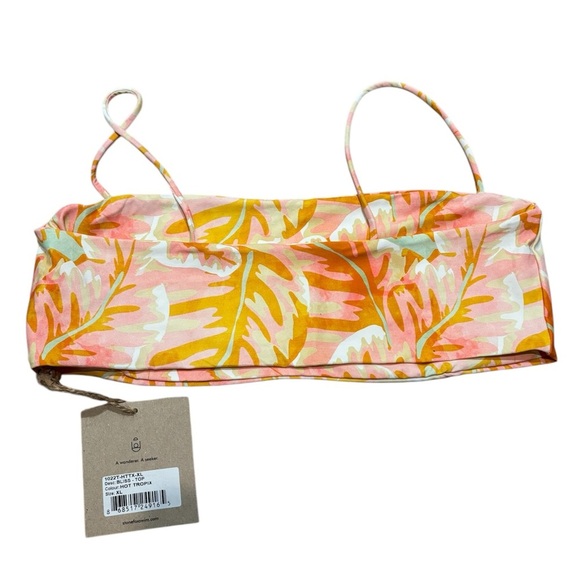 Stone Fox bandeau Style Bikini Top NWT - Picture 2 of 3